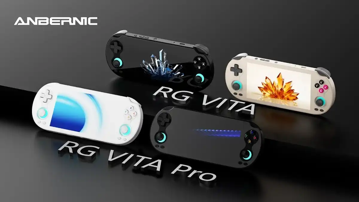 Anbernic представила портативные консоли RG VITA и RG VITA Pro в стиле PS Vita